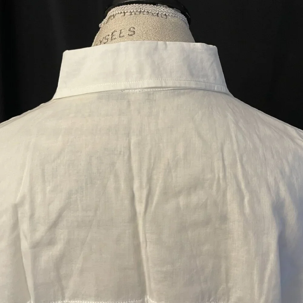 New. Gorgeous 100% Cotton EAC-Camicia Cannes Mussola: Size 46 - Picture 6 of 14